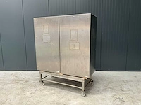 Rvs kast verrijdbaar - afbeelding 2 van  5