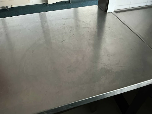 Rvs keuken werktafel (7,40 mtr) - afbeelding 15 van  17