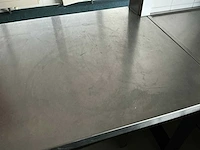 Rvs keuken werktafel (7,40 mtr) - afbeelding 15 van  17