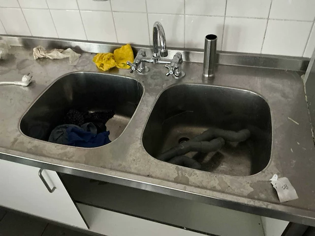 Rvs keuken werktafel (7,40 mtr) - afbeelding 6 van  17
