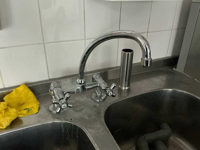 Rvs keuken werktafel (7,40 mtr) - afbeelding 7 van  17
