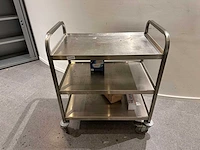 Rvs keukentrolley - afbeelding 1 van  2