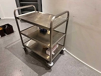 Rvs keukentrolley - afbeelding 2 van  2