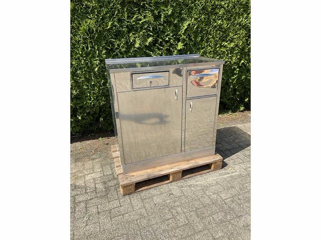 Rvs koffiemeubel - afbeelding 3 van  10