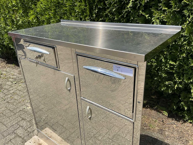 Rvs koffiemeubel - afbeelding 5 van  10