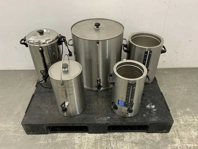 Rvs koffietap (5x) - afbeelding 1 van  6