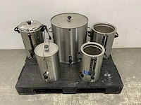 Rvs koffietap (5x) - afbeelding 1 van  6