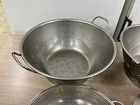 Rvs kom en vergiet (4x) - afbeelding 3 van  6