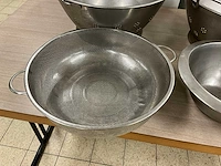 Rvs kom en vergiet (4x) - afbeelding 5 van  6