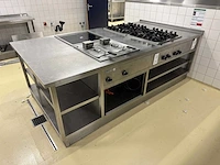 Rvs kook- en bakeiland - afbeelding 1 van  10