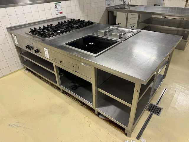 Rvs kook- en bakeiland - afbeelding 5 van  10
