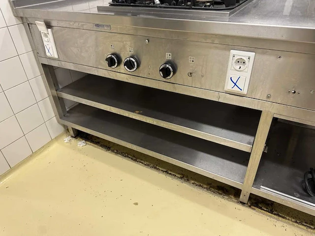 Rvs kook- en bakeiland - afbeelding 8 van  10