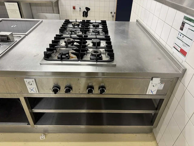 Rvs kook- en bakeiland - afbeelding 10 van  10