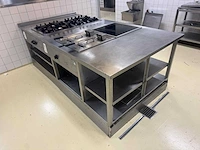 Rvs kook- en bakeiland - afbeelding 4 van  10