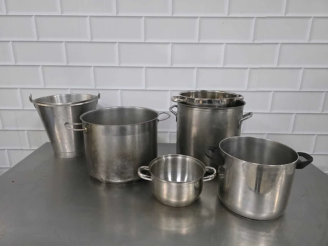 Rvs (kook) pan (6x) - afbeelding 2 van  3