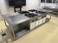 Rvs kookeiland - afbeelding 3 van  10