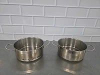 Rvs kookpan (2x) - afbeelding 2 van  6