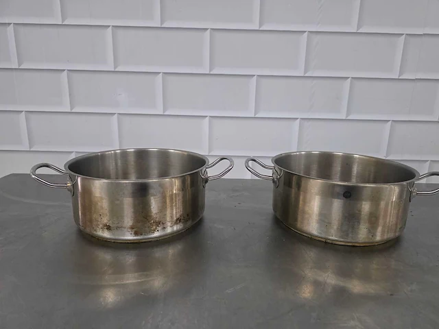 Rvs kookpan (2x) - afbeelding 4 van  6