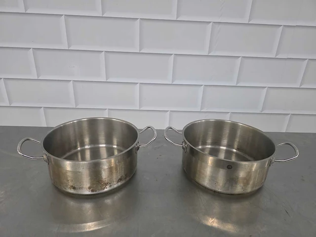 Rvs kookpan (2x) - afbeelding 5 van  6