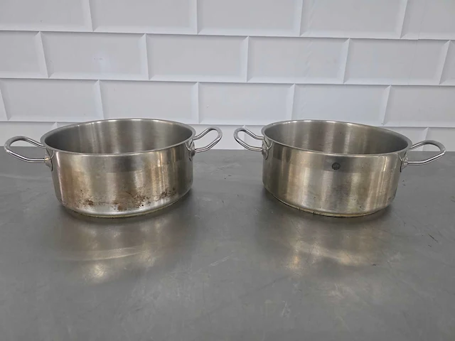 Rvs kookpan (2x) - afbeelding 6 van  6