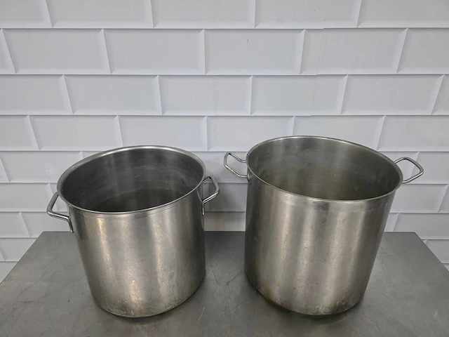 Rvs kookpan (2x) - afbeelding 3 van  3