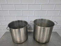 Rvs kookpan (2x) - afbeelding 3 van  3
