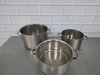 Rvs kookpan (3x) - afbeelding 2 van  3