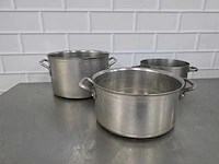 Rvs kookpan (3x) - afbeelding 3 van  3