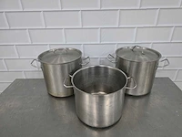 Rvs kookpan (3x) - afbeelding 2 van  3