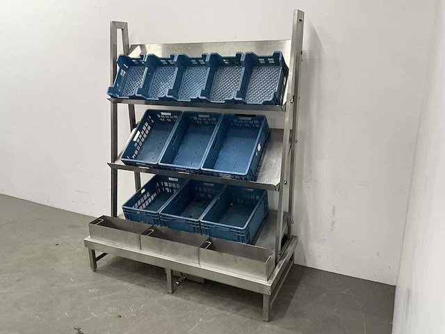 Rvs kratten presentatierek - afbeelding 1 van  19