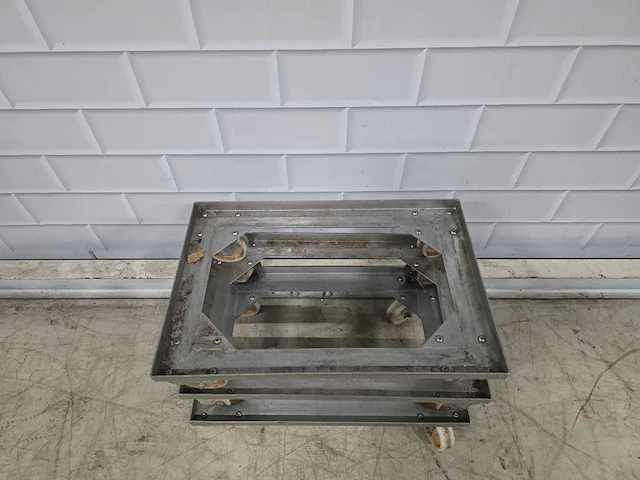 Rvs kratten trolley (3x) - afbeelding 3 van  3
