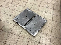 Rvs lekblad (2x) - afbeelding 2 van  4