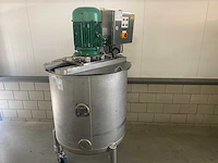 Rvs mengtank - 400 liter met homogenisator - afbeelding 1 van  7