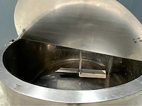Rvs mengtank met verwarmingsmantel - afbeelding 5 van  7