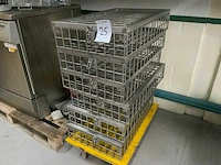 Rvs metalen mand (6x) - afbeelding 1 van  2
