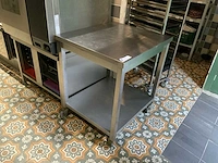 Rvs mobiele werktafel - afbeelding 1 van  2