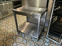 Rvs mobiele werktafel - afbeelding 2 van  2