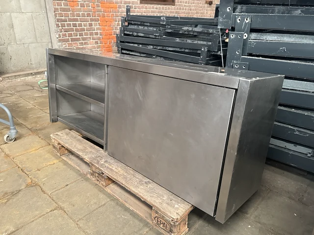 Rvs opbergkast - afbeelding 2 van  4