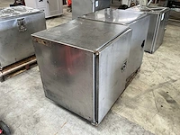Rvs opbergkist (2x) - afbeelding 2 van  6