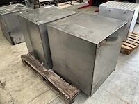 Rvs opbergkist (2x) - afbeelding 3 van  6