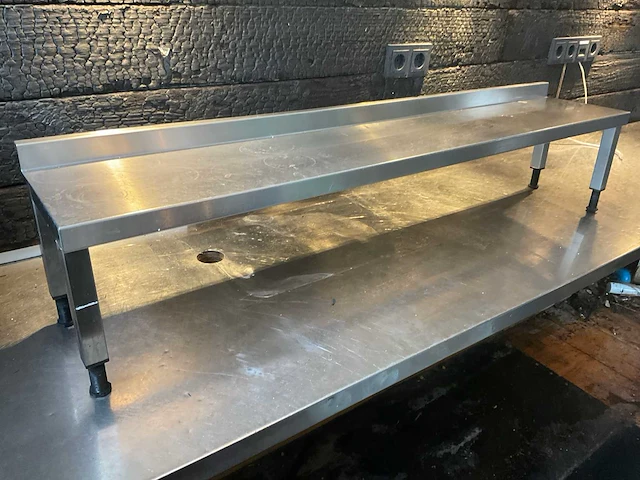 Rvs opzetstuk | 130x25 cm - afbeelding 1 van  3