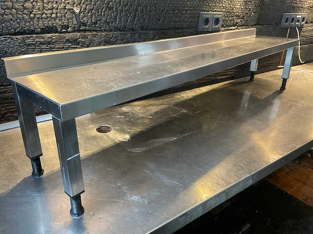 Rvs opzetstuk | 130x25 cm - afbeelding 2 van  3