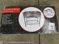 Rvs outdoor tafelgrill westerhold, 2304-02, zilver - afbeelding 4 van  4