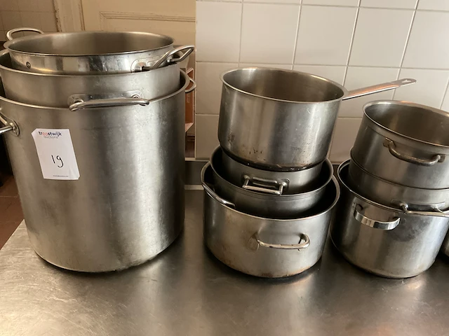 Rvs pan (13x) - afbeelding 4 van  4