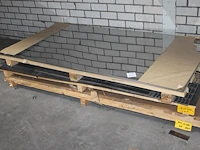Rvs platen 2000 x 1000 x 1 mm, totaal acht platen - afbeelding 1 van  2