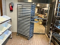 Rvs platenwagen met aluminium diepvriesplaten - afbeelding 1 van  5