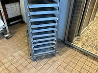 Rvs platenwagen met aluminium diepvriesplaten - afbeelding 3 van  5