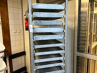 Rvs platenwagen met aluminium diepvriesplaten - afbeelding 4 van  5