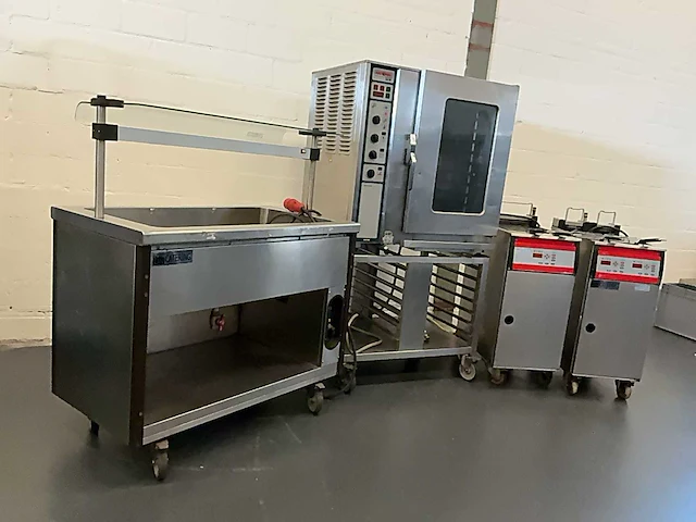 Rvs rational combisteamer, friteuse, au bain marie (4x) - afbeelding 1 van  16