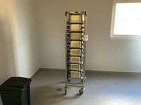 Rvs regaalwagen - afbeelding 1 van  5
